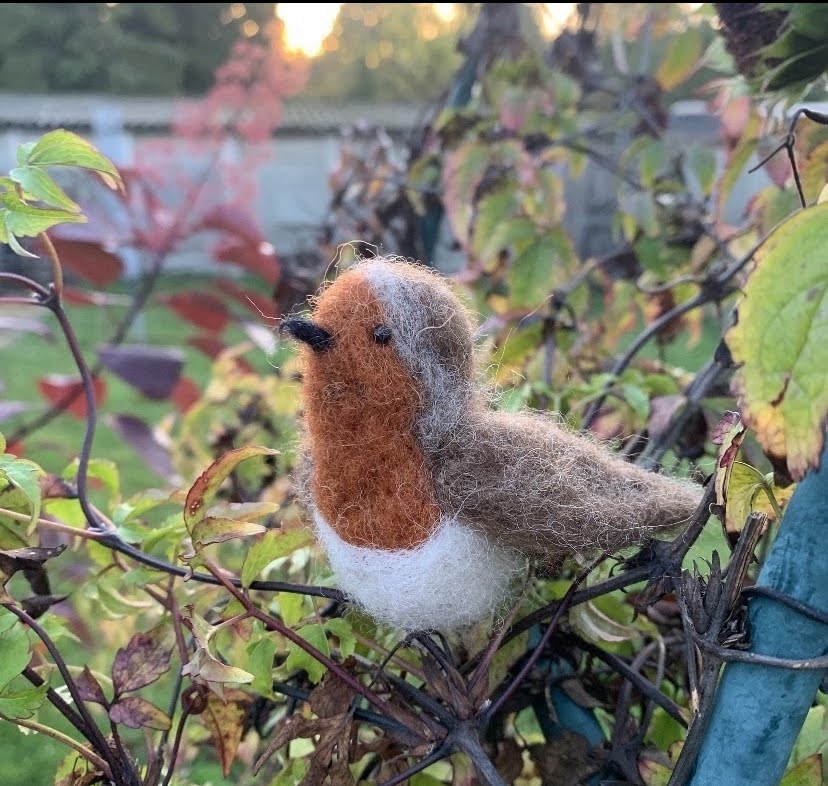 13 December - Taster - Eve Marshall: Needle Felted Robin Decoration