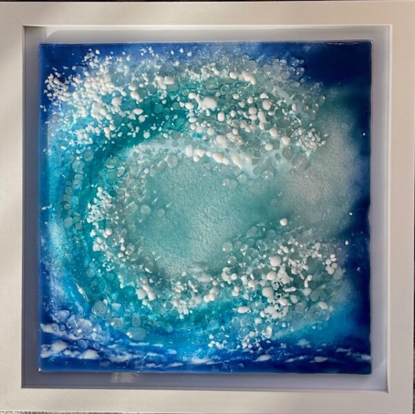 21 March 2026- Half Day - Alison Kemp: Fused Glass Framed Sea Wave Workshop