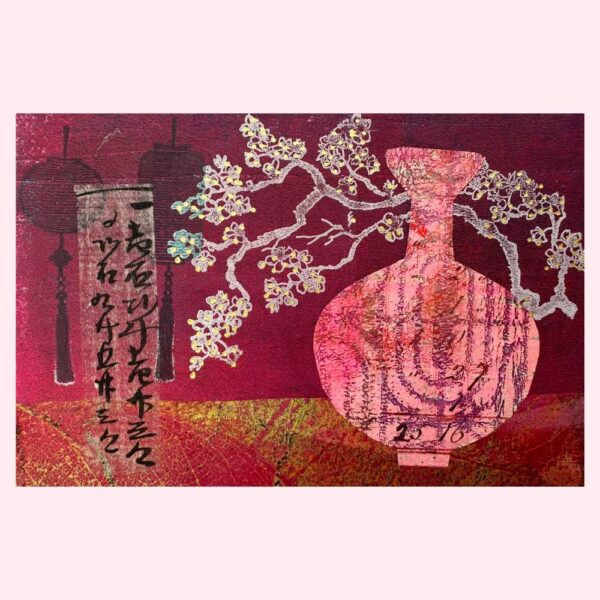 16 August 2026 - Full Day - Lisa Tank: Japanese Art inspired Gelli Plate Printing and Collage