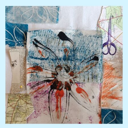 28 June 2026 - Full Day - Debs Davis: Painted Backgrounds & Hand Stitch Collage