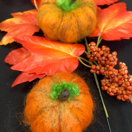 21 October 2026 - Taster - Eve Marshall: Needle Felt a Pair of Pumpkins
