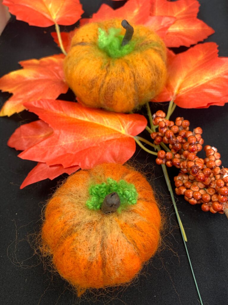 21 October 2026 - Taster - Eve Marshall: Needle Felt a Pair of Pumpkins