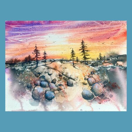 05 December 2026 - Full Day - Karin Christensen: Atmospheric Moorland in Ink and Watercolours