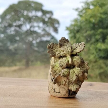 31 March 2027 - Half Day - Liz McLelland: Ceramic Green Man Garden Charm