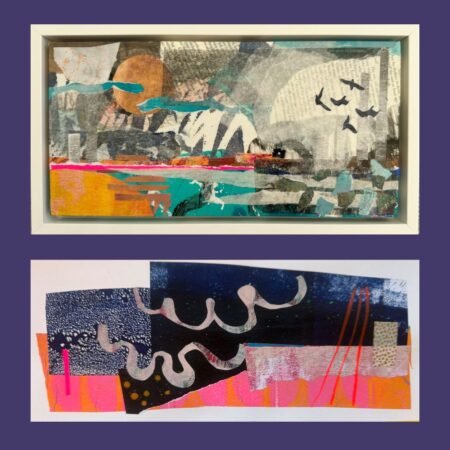 29 January 2027 - Full Day - Lisa Tank: Seascape Collage with Gelli Pate Printing and Mixed Media